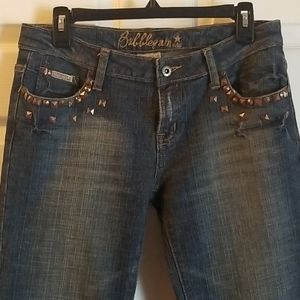 Bubblegum Studded crop Jeans